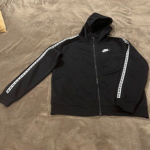 Black Nike Youth Zip Hoodie